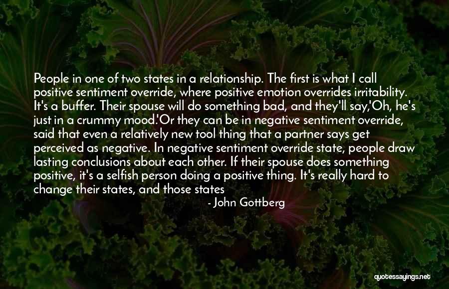 Negative Partner Quotes By John Gottberg Negative Partner Quotes By John Gottberg