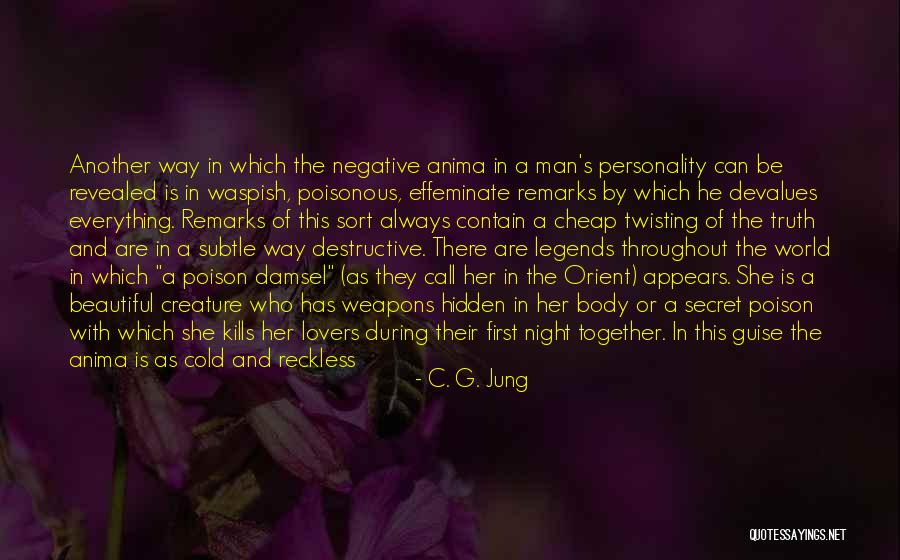 Negative Remarks Quotes By C. G. Jung Negative Remarks Quotes By C. G. Jung