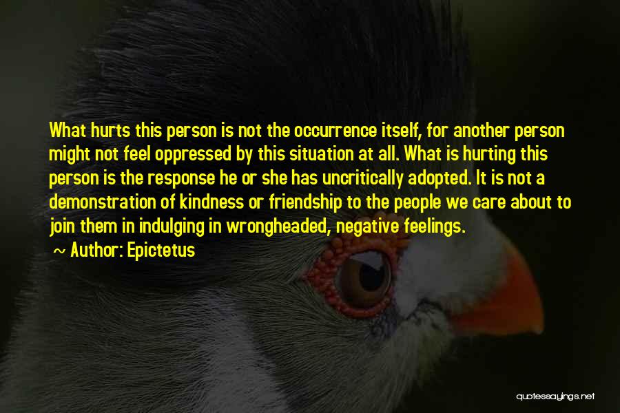 Negative Response Quotes By Epictetus