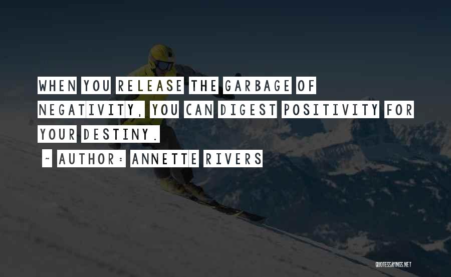 Negativity Vs Positivity Quotes By Annette Rivers