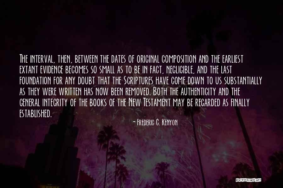 Negligible Quotes By Frederic G. Kenyon Negligible Quotes By Frederic G. Kenyon