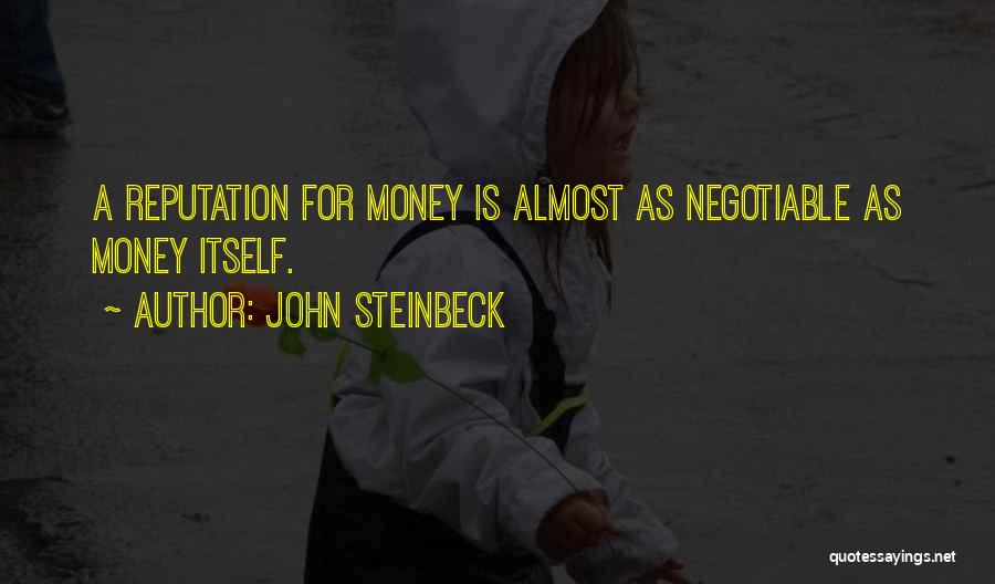 Negotiable Quotes By John Steinbeck