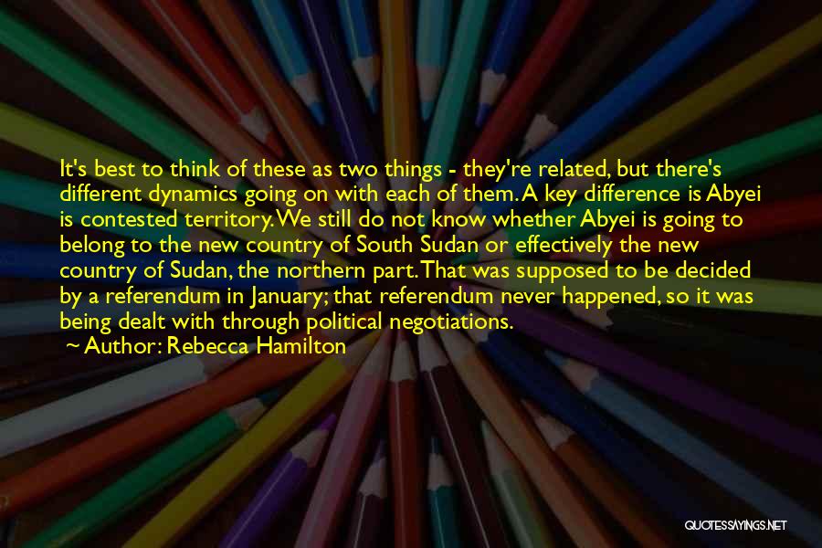 Negotiations Quotes By Rebecca Hamilton