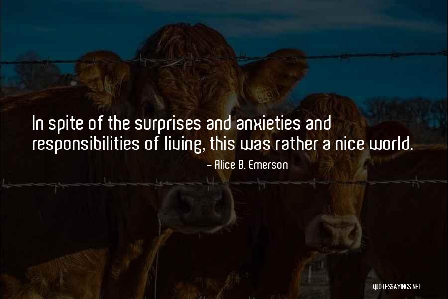 Negribu Quotes By Alice B. Emerson