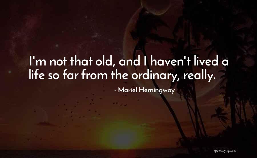 Neighbor Rosicky Quotes By Mariel Hemingway Neighbor Rosicky Quotes By Mariel Hemingway