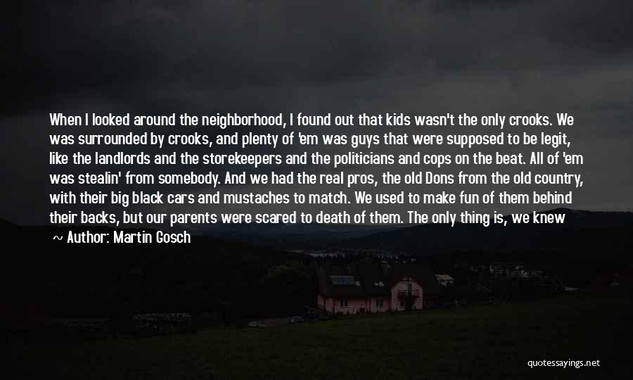 Neighborhood Kids Quotes By Martin Gosch