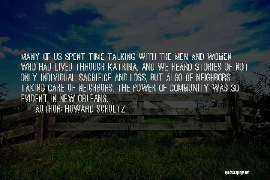 Neighbors And Community Quotes By Howard Schultz