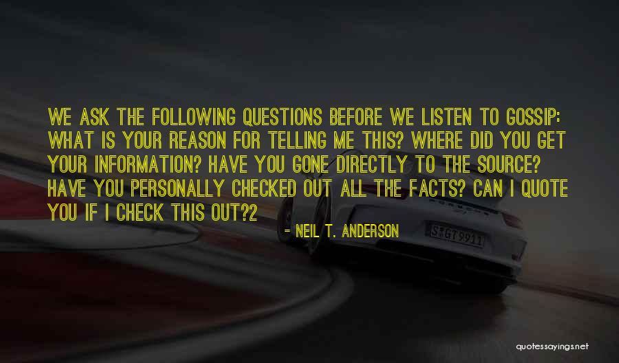 Neil Anderson Quotes By Neil T. Anderson Neil Anderson Quotes By Neil T. Anderson