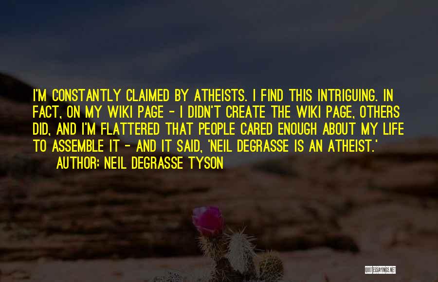 Neil Degrasse Tyson Atheist Quotes By Neil DeGrasse Tyson