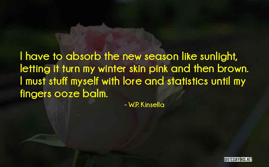 Nel Gy Barom Quotes By W.P. Kinsella Nel Gy Barom Quotes By W.P. Kinsella