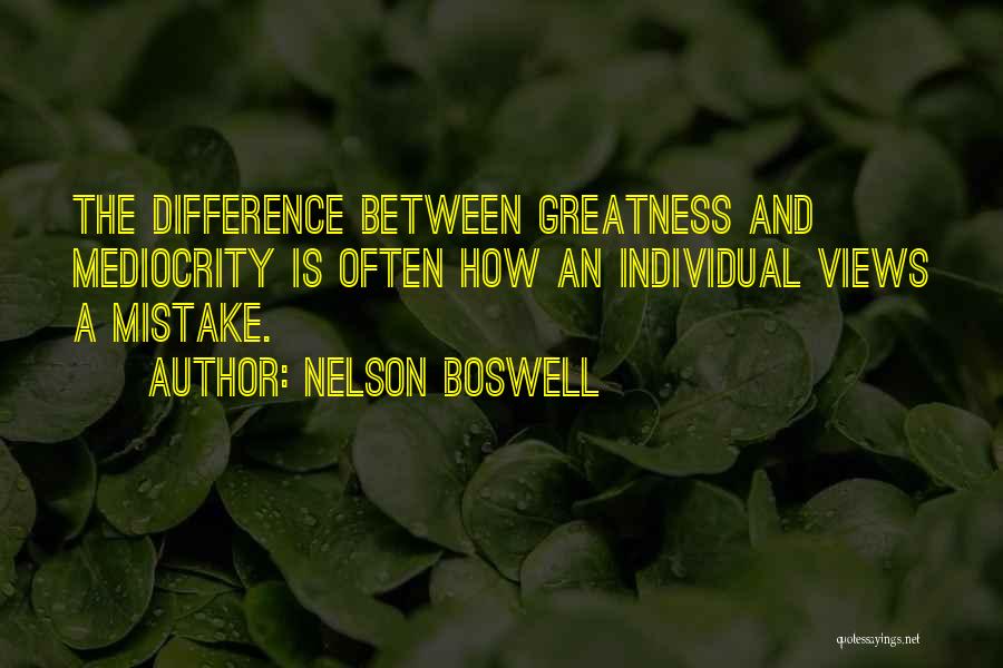 Nelson Boswell Quotes 294886