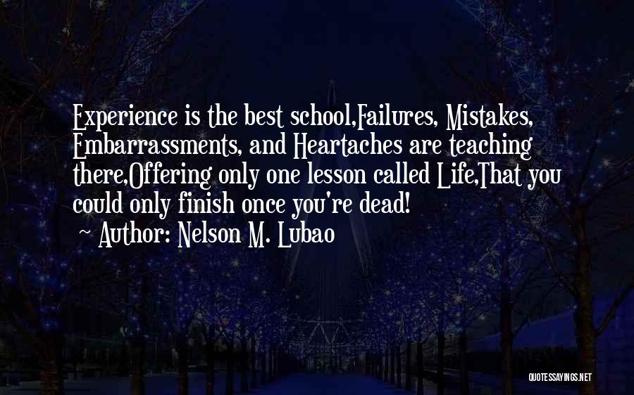 Nelson M. Lubao Quotes 242926