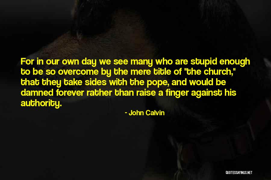 Nemesis Smite Quotes By John Calvin