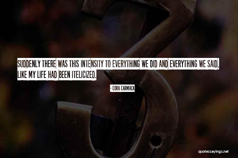 Nemici Per La Quotes By Cora Carmack Nemici Per La Quotes By Cora Carmack
