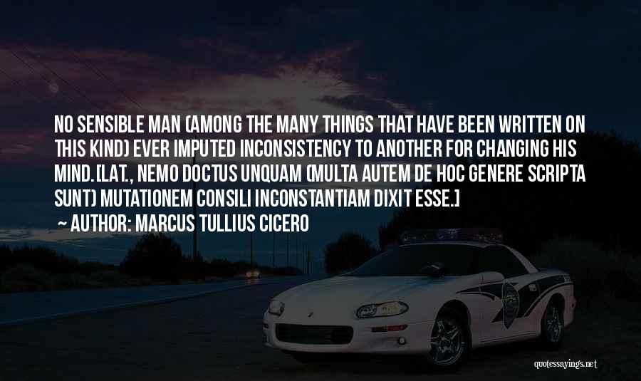 Nemo Quotes By Marcus Tullius Cicero