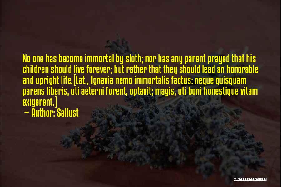 Nemo Quotes By Sallust