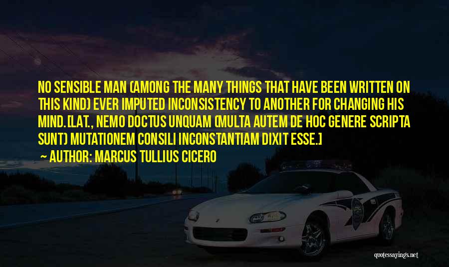 Nemo's Quotes By Marcus Tullius Cicero