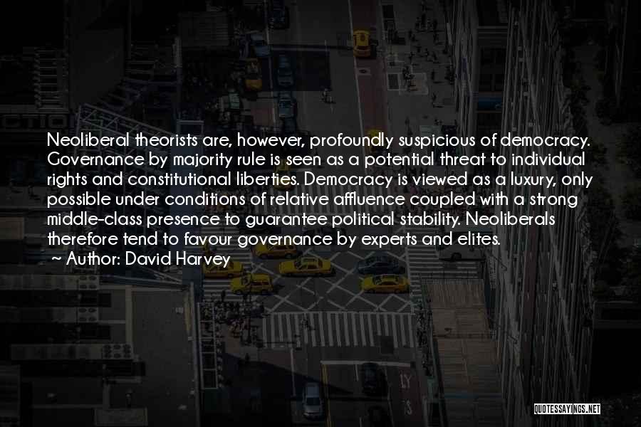 Neoliberals Quotes By David Harvey