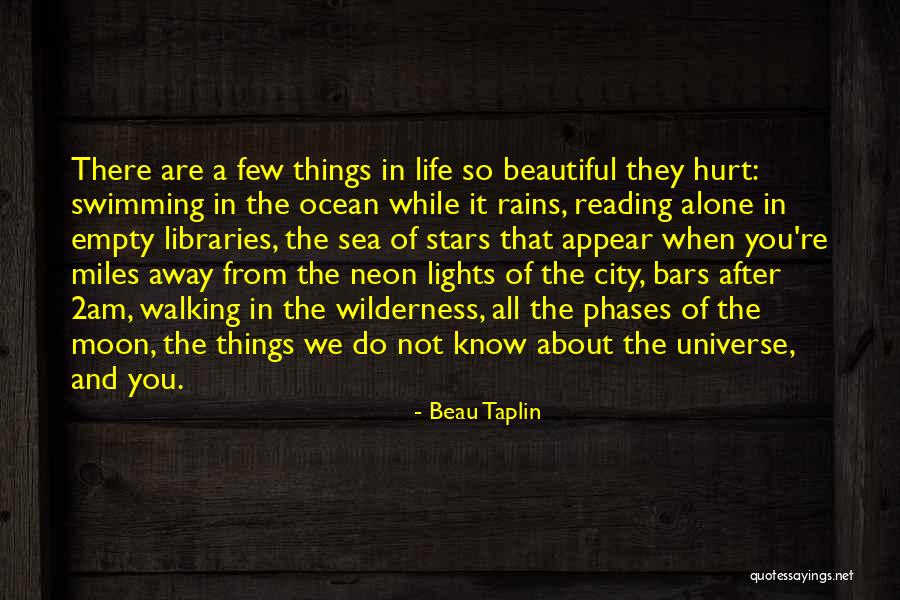 Neon Lights Quotes By Beau Taplin