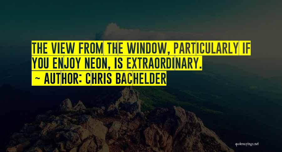 Neon Quotes By Chris Bachelder