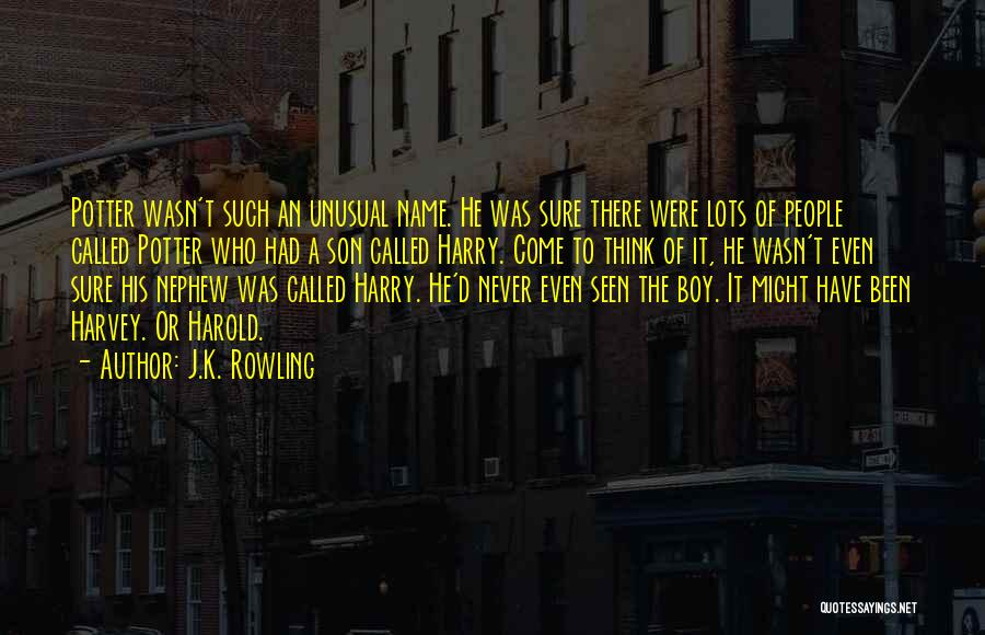 Nephew Quotes By J.K. Rowling