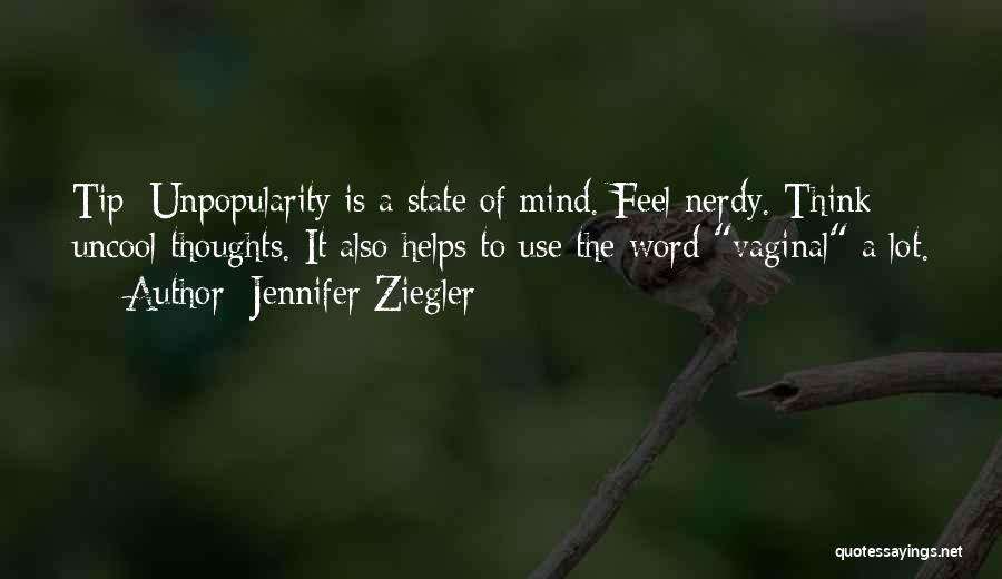 Nerdy Quotes By Jennifer Ziegler