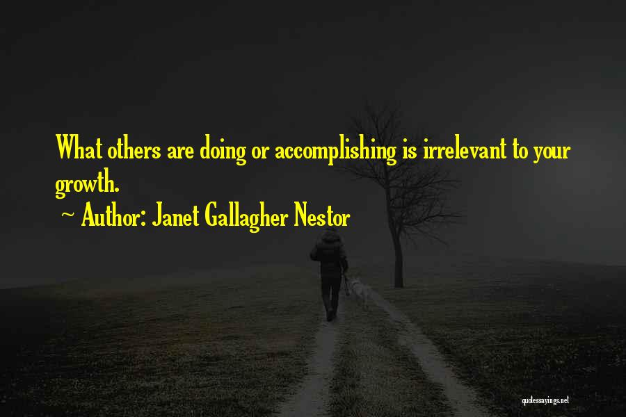 Nestor Quotes By Janet Gallagher Nestor