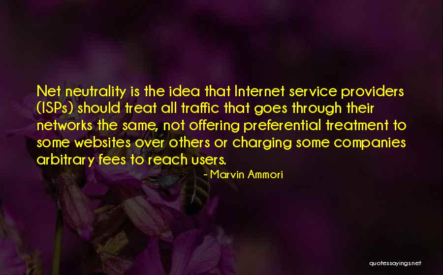 Net Neutrality Quotes By Marvin Ammori