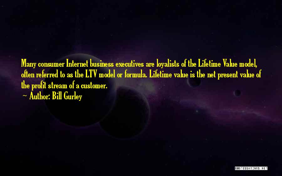 Net Present Value Quotes By Bill Gurley