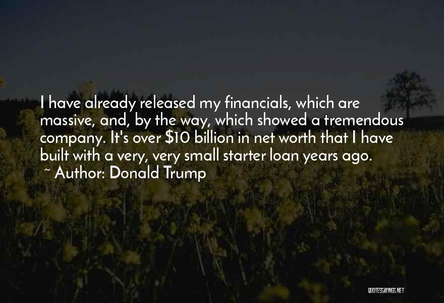 Net Worth Quotes By Donald Trump