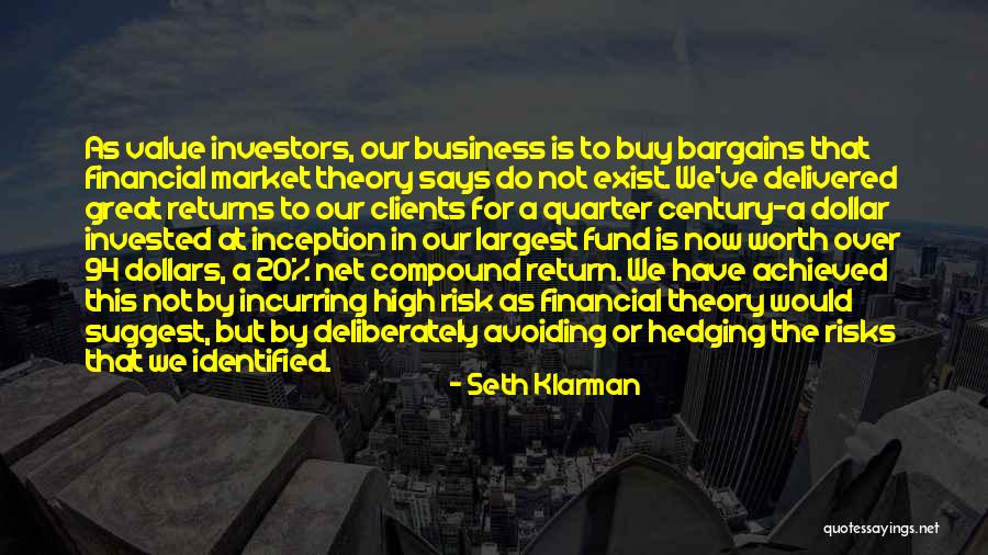 Net Worth Quotes By Seth Klarman Net Worth Quotes By Seth Klarman