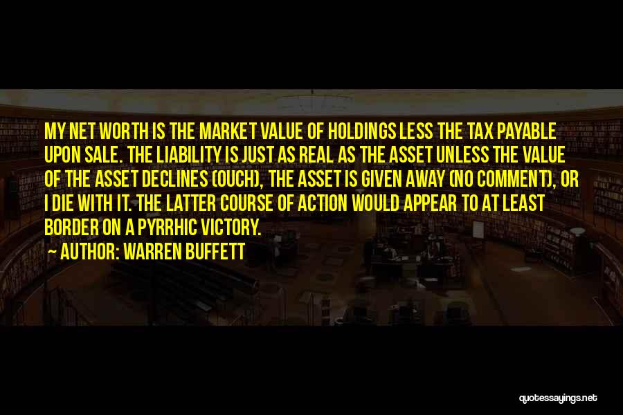Net Worth Quotes By Warren Buffett