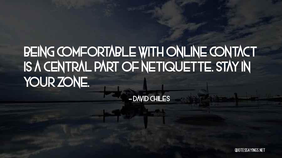 Netiquette Quotes By David Chiles