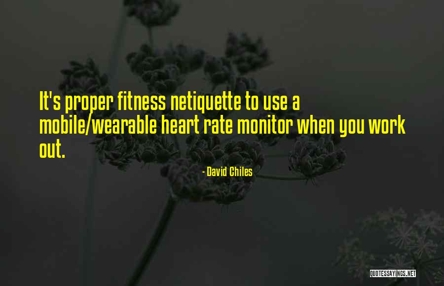 Netiquette Quotes By David Chiles