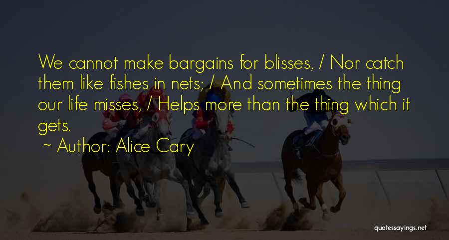 Nets For Life Quotes By Alice Cary