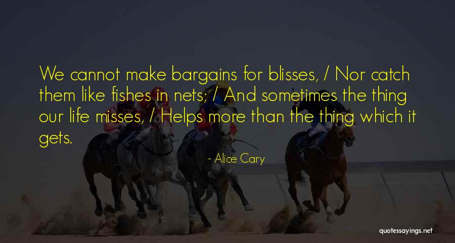 Nets For Life Quotes By Alice Cary