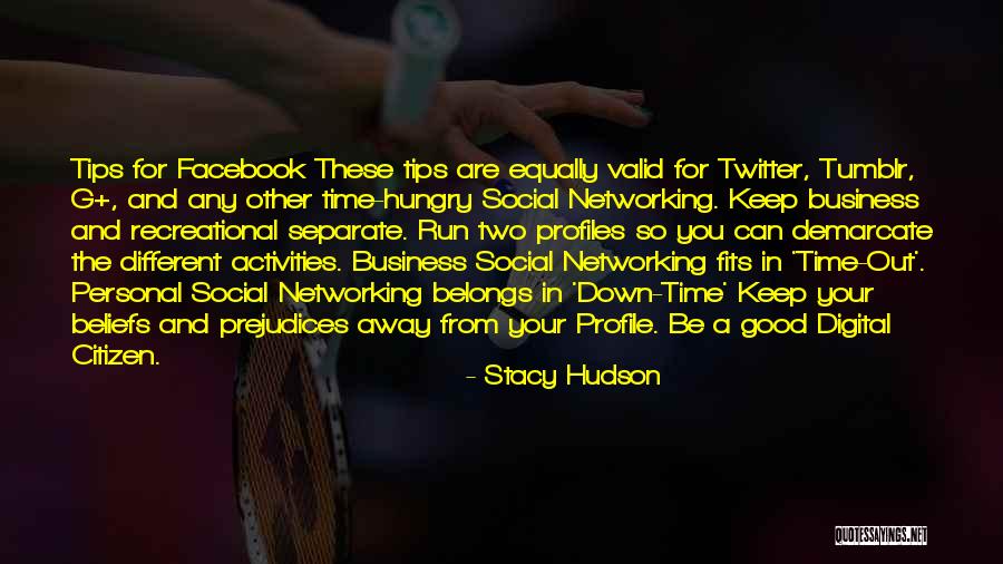Networking Business Quotes By Stacy Hudson Networking Business Quotes By Stacy Hudson