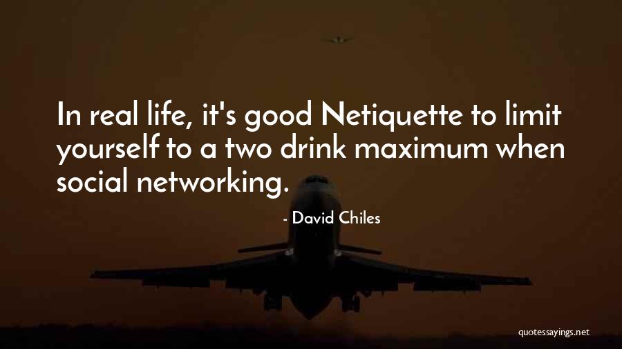 Networking Network Quotes By David Chiles