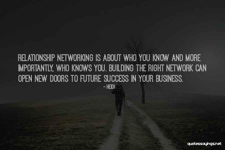 Networking Network Quotes By Heidi