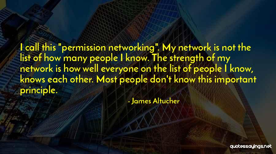 Networking Network Quotes By James Altucher