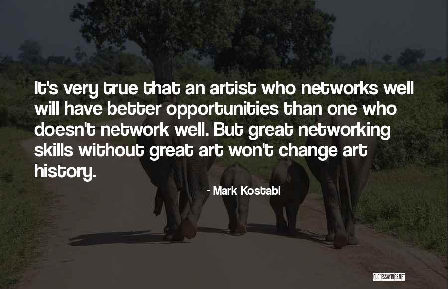Networking Network Quotes By Mark Kostabi