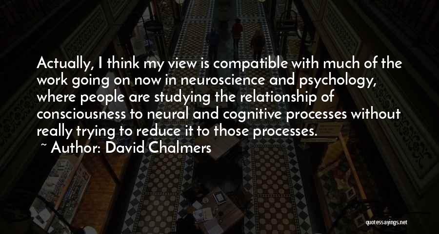 Neuroscience Quotes By David Chalmers