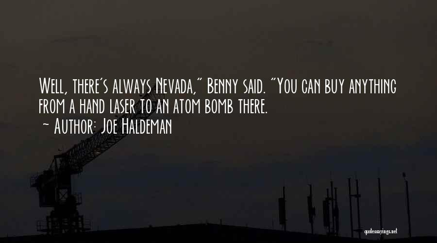 Nevada Quotes By Joe Haldeman