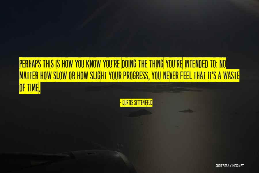 Never A Waste Of Time Quotes By Curtis Sittenfeld Never A Waste Of Time Quotes By Curtis Sittenfeld