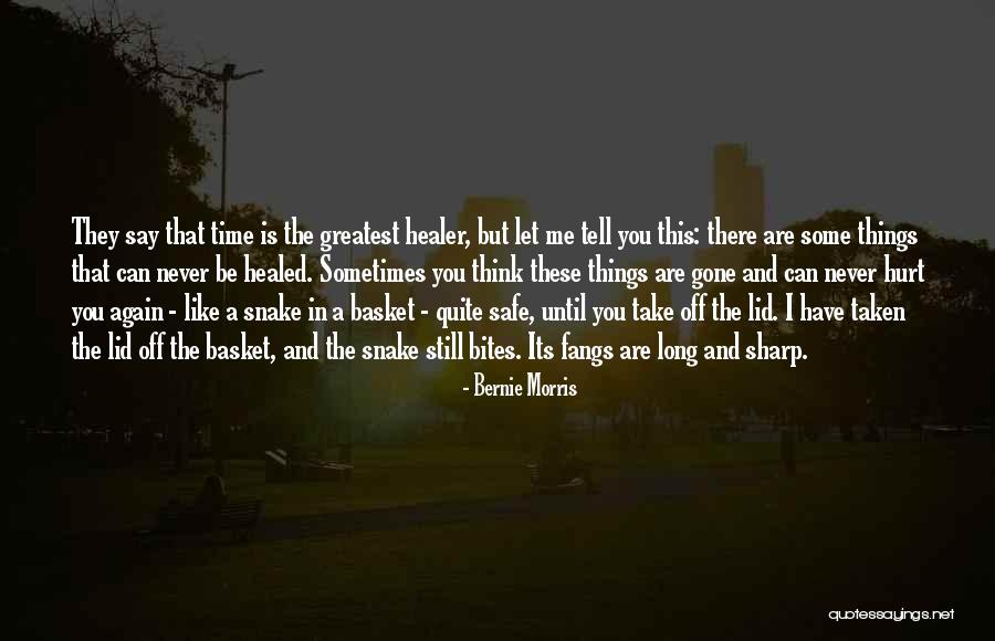 Never Again Quotes By Bernie Morris