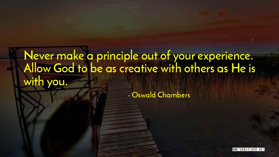 Never Allow Quotes By Oswald Chambers