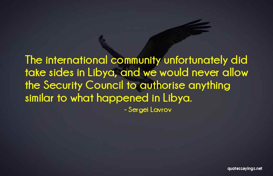 Never Allow Quotes By Sergei Lavrov