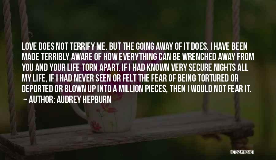 Never Apart Love Quotes By Audrey Hepburn