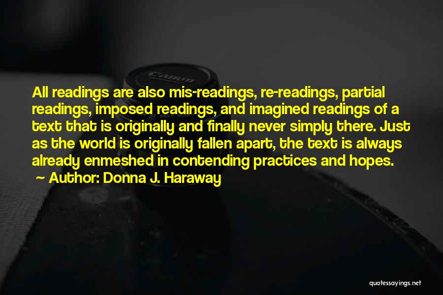 Never Apart Quotes By Donna J. Haraway