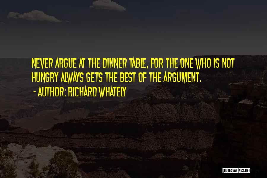 Never Argue Quotes By Richard Whately